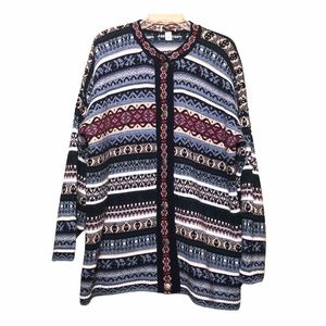 Vintage Spunky Acrylic Sweater Cardigan